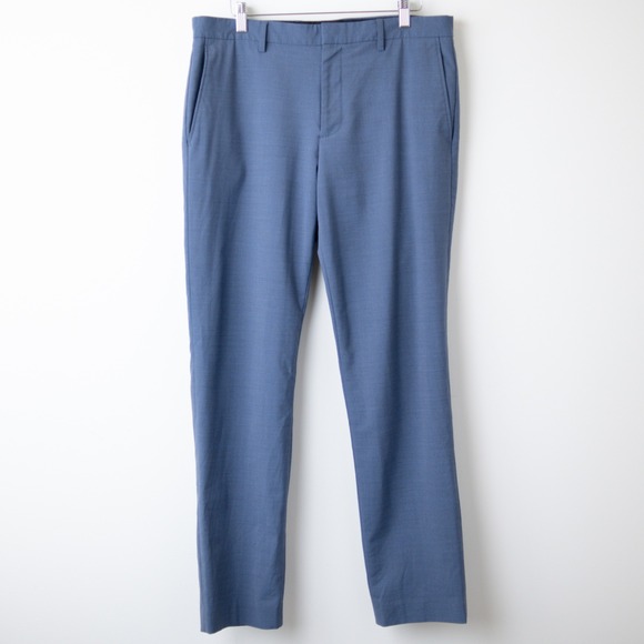 J.Crew Other - J.Crew Thompson Wool Dress Suit Pants Mens 33x32 Blue Tapered Trousers AP879